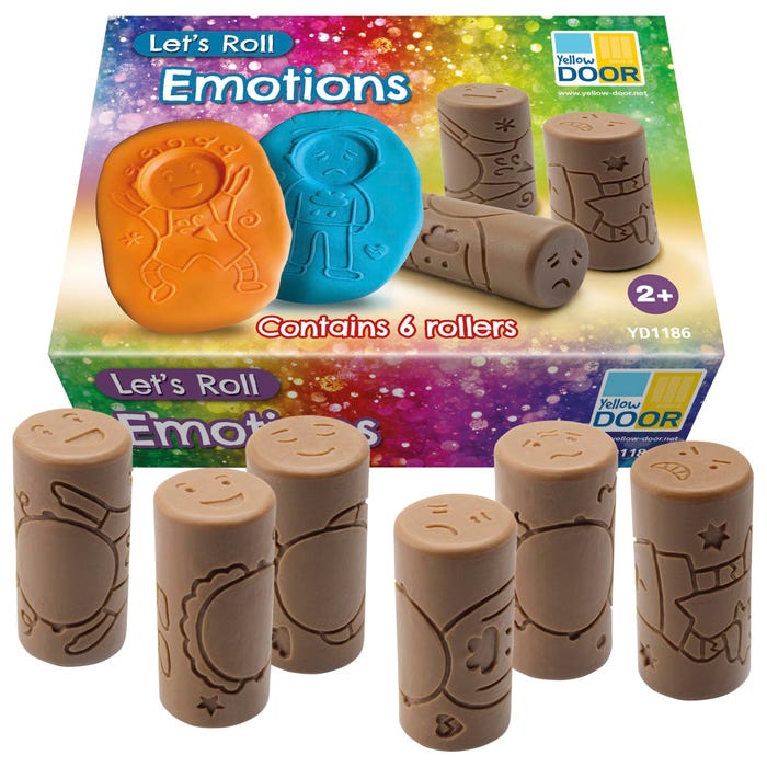 Yellow Door Let's Roll Emotions Rollers, Set of 6