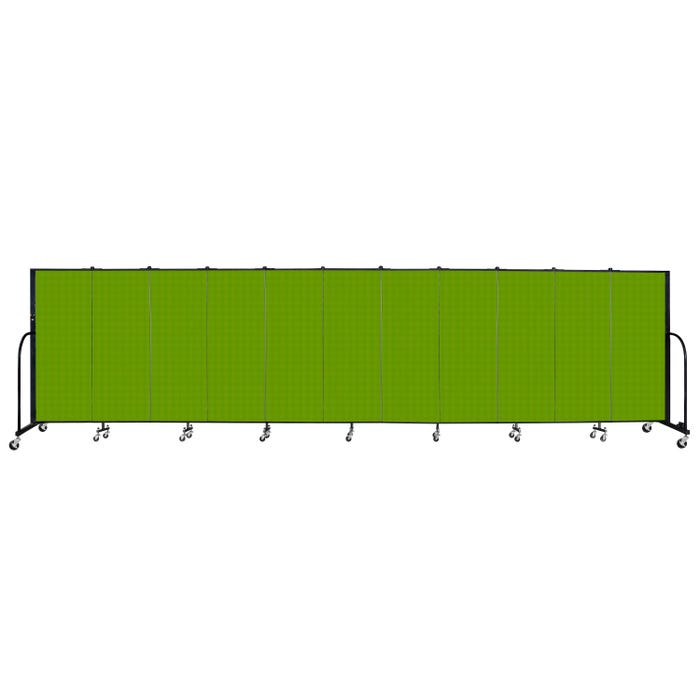 Screenflex Freestanding Standard Room Divider, 11 Panels, 20 Feet 5 Inches x 5 Feet