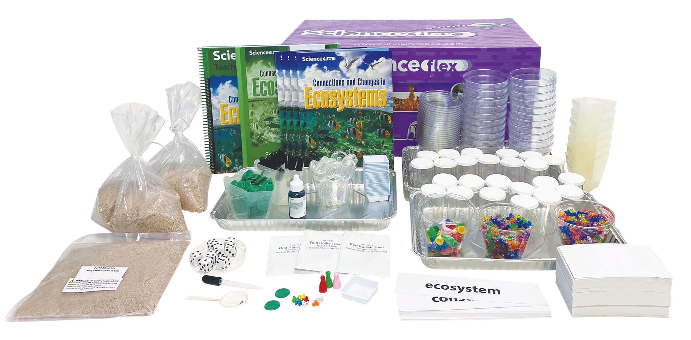 ScienceFLEX Connections and Changes in Ecosystems, Complete Kit, Item Number 2002009