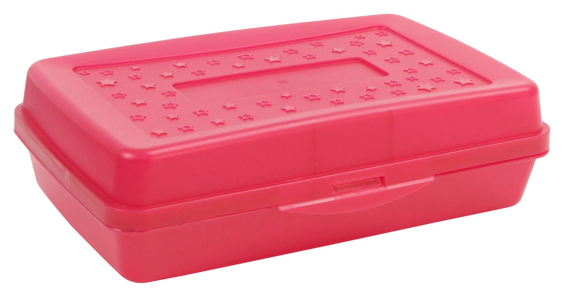 School Smart Standard Pencil Box, Red 2144439