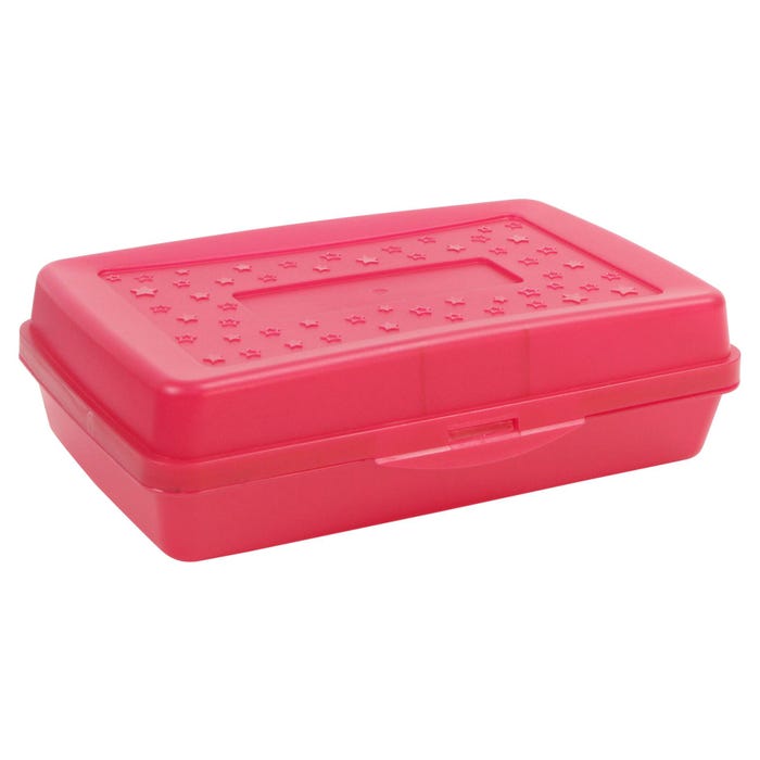 School Smart Standard Pencil Box, Red