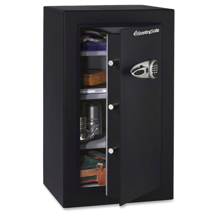 Sentry Executive Security Safe, 21-7/10 x 19-4/5 x 37-7/10 in, 6.1 cubic ft, Black
