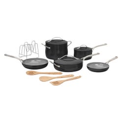 Cuisinart Culinary Ceramic Cooking Collection, Black, Set of 12