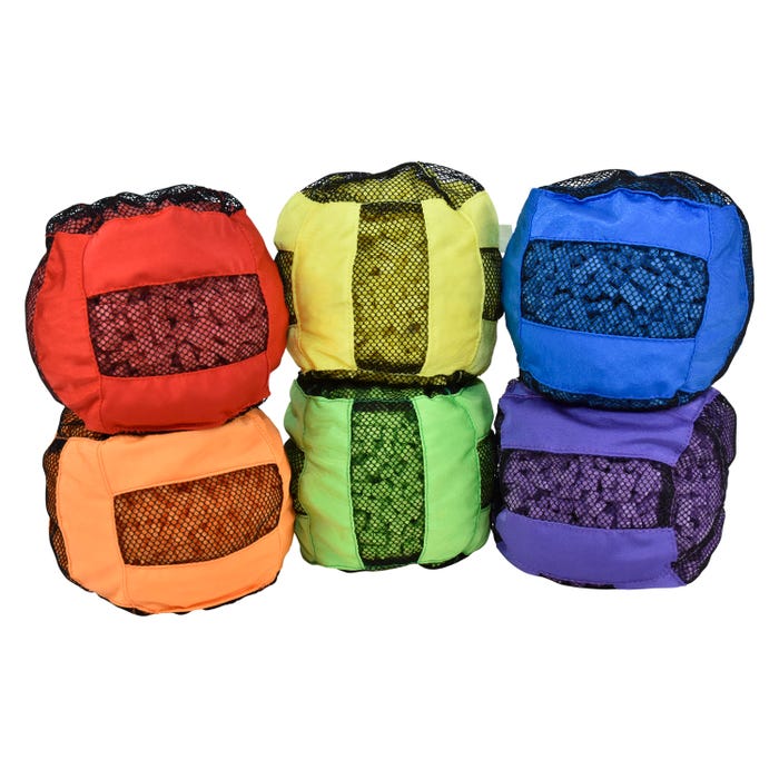 Sportime SuccessBalls, 8 Inches, Assorted Colors, Set of 6