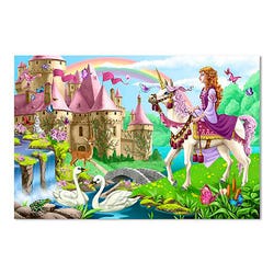 Melissa & Doug Fairy Tale Castle Floor Puzzle, 48 Pieces 1609362