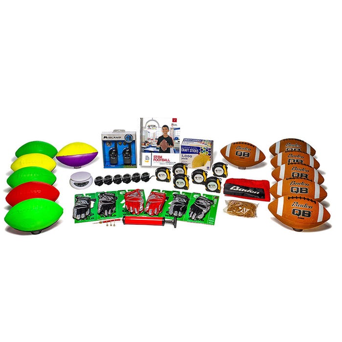STEM Sports Football Complete Kit, Grades 3 to 5 and 6 to 8