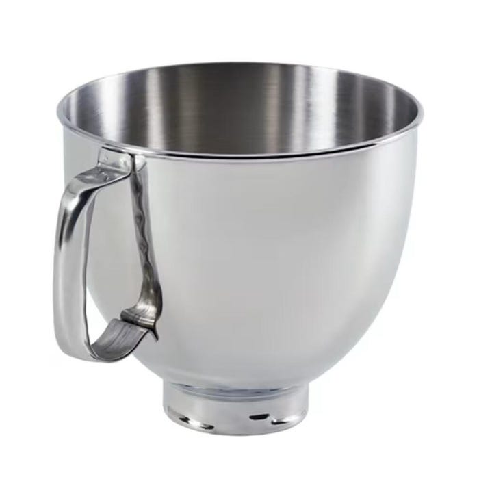 KitchenAid Tilt-Head Mixing Bowl, 5 Quart, Stainless Steel