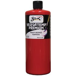 Image for Sax Versatemp Premium Heavy-Bodied Tempera Paint, 1 Quart, Primary Red from School Specialty
