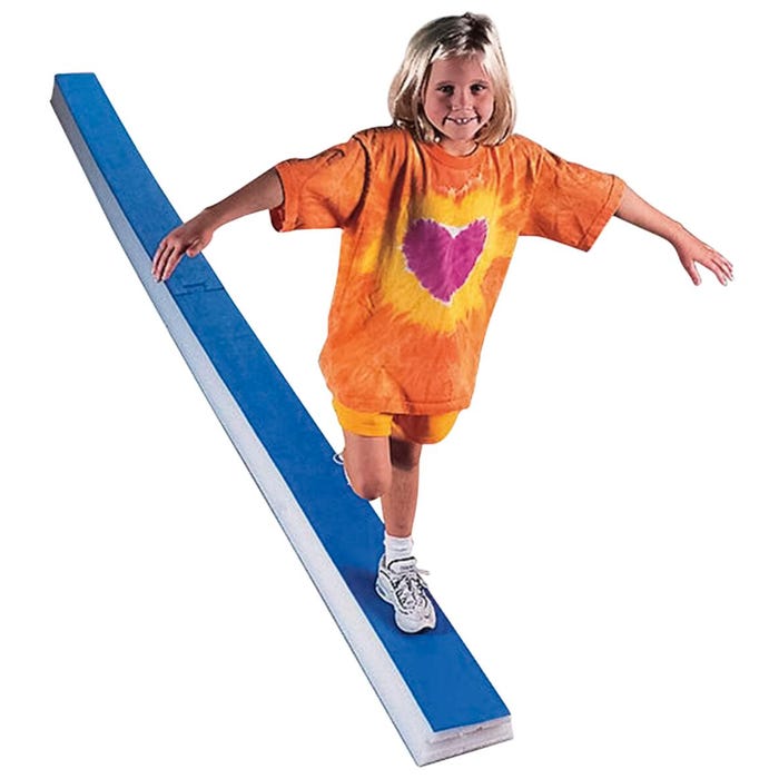 Foam Balance Beam with 6-Inch Top, Royal Blue, Each