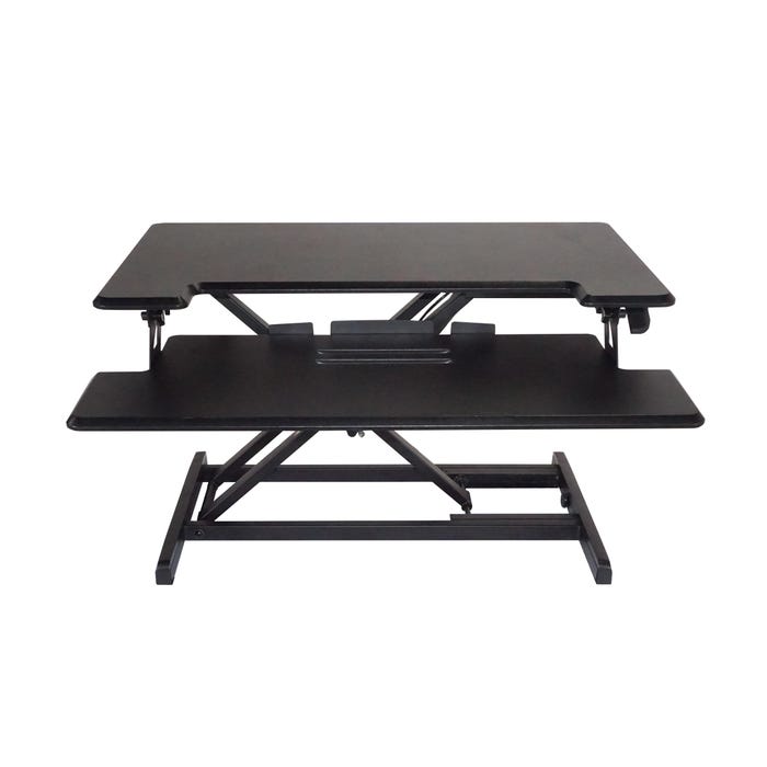 Victor High Rise Height Adjustable Standing Desk with Keyboard Tray