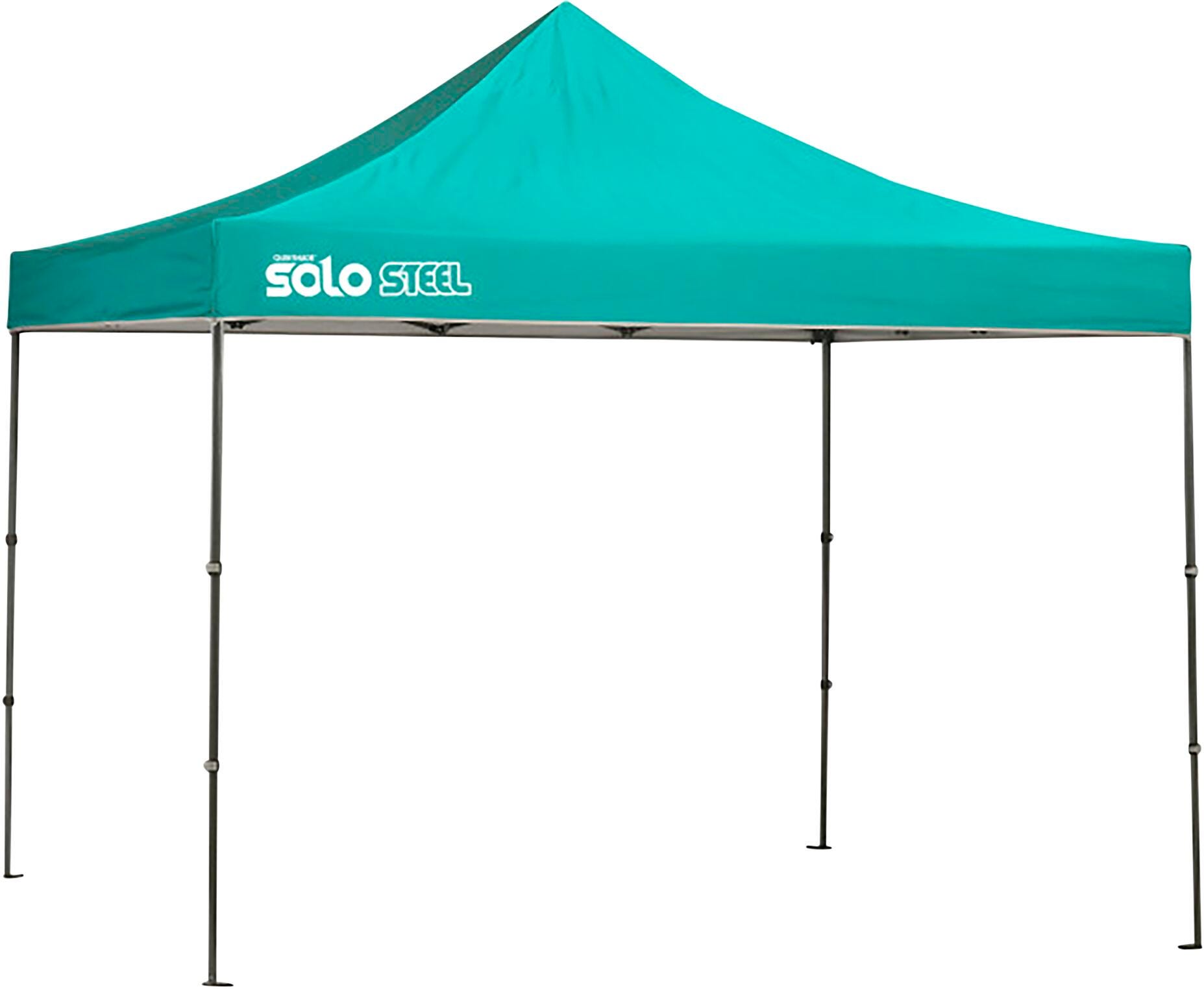 Quik Shade Solo Steel 100 Straight Leg Canopy, 10 x 10 Feet, Turquoise 2088981