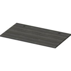 Lorell Open Desk System Laminated Worksurface, Rectangle, Charcoal, 47-1/2 x 23-1/2 x 1 1591849