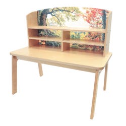 Whitney Brothers Nature View Writing Center, 42-1/2 x 26 x 40 Inches, Item Number 2106004