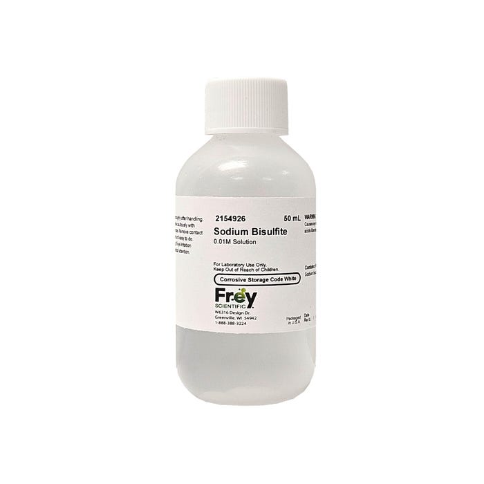 Frey Scientific Sodium Bisulfate Solution, 0.1M Solution, 50mL