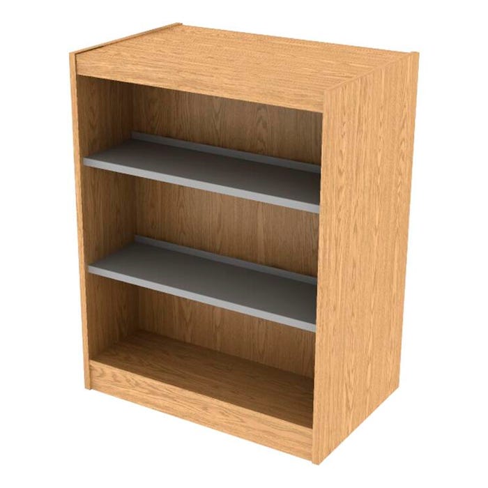 Silver Street Bookmark Double Sided Starter Shelving, 37 x 24 x 48 Inches, Natural Oak