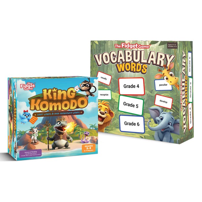 The Fidget Game Grade 3 to 5 Shark Tank Bundle