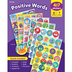 Teacher Created Resources Smelly Stickers, Positive Words, Pack of 417