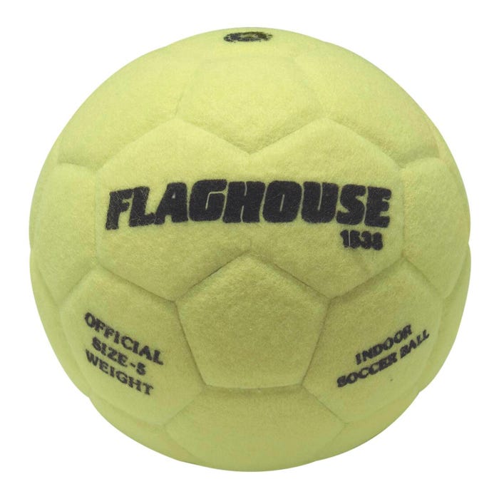 FlagHouse Indoor Soccer Ball, Size 5, Yellow