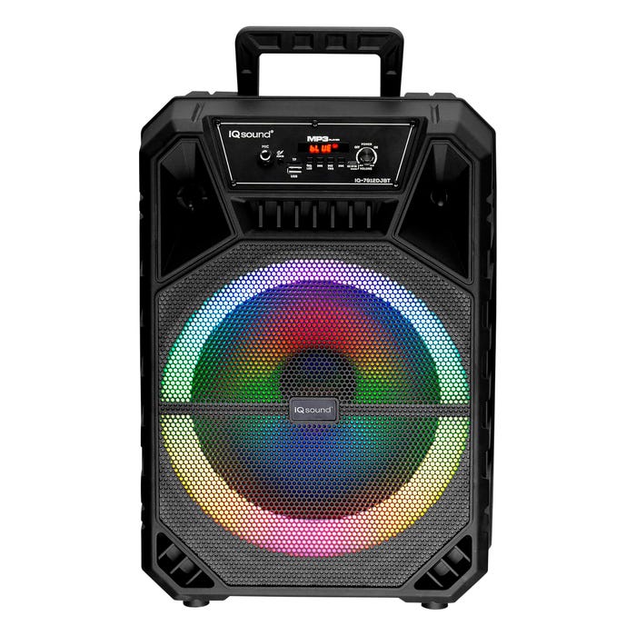 SuperSonic IQSound Portable Bluetooth Speaker, 12 Inches