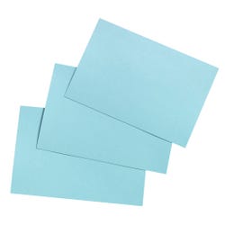 Image for School Smart Unruled Index Cards, 4 x 6 Inches, Blue, Pack of 100 from School Specialty