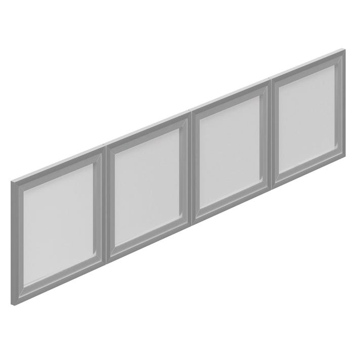Global Doors for 71 in Hutch, 71 x 1 x 17 Inches, Silver