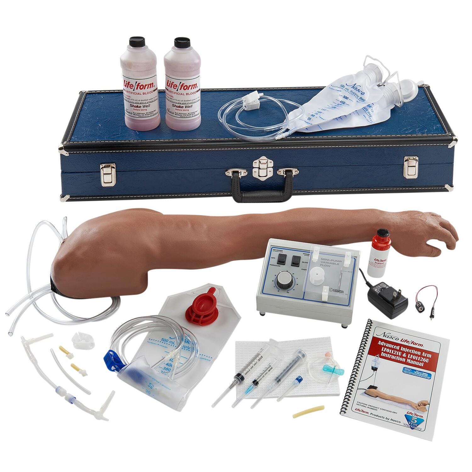 Advanced Venipuncture and Injection Arm with IV Arm Circulation Pump, Medium