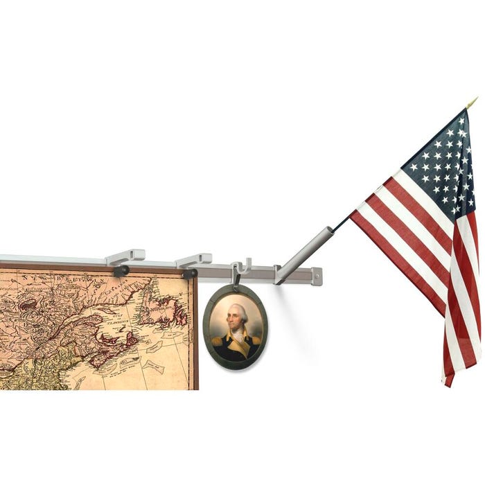 Mooreco Rubber-tak Map Rail Flag Holder