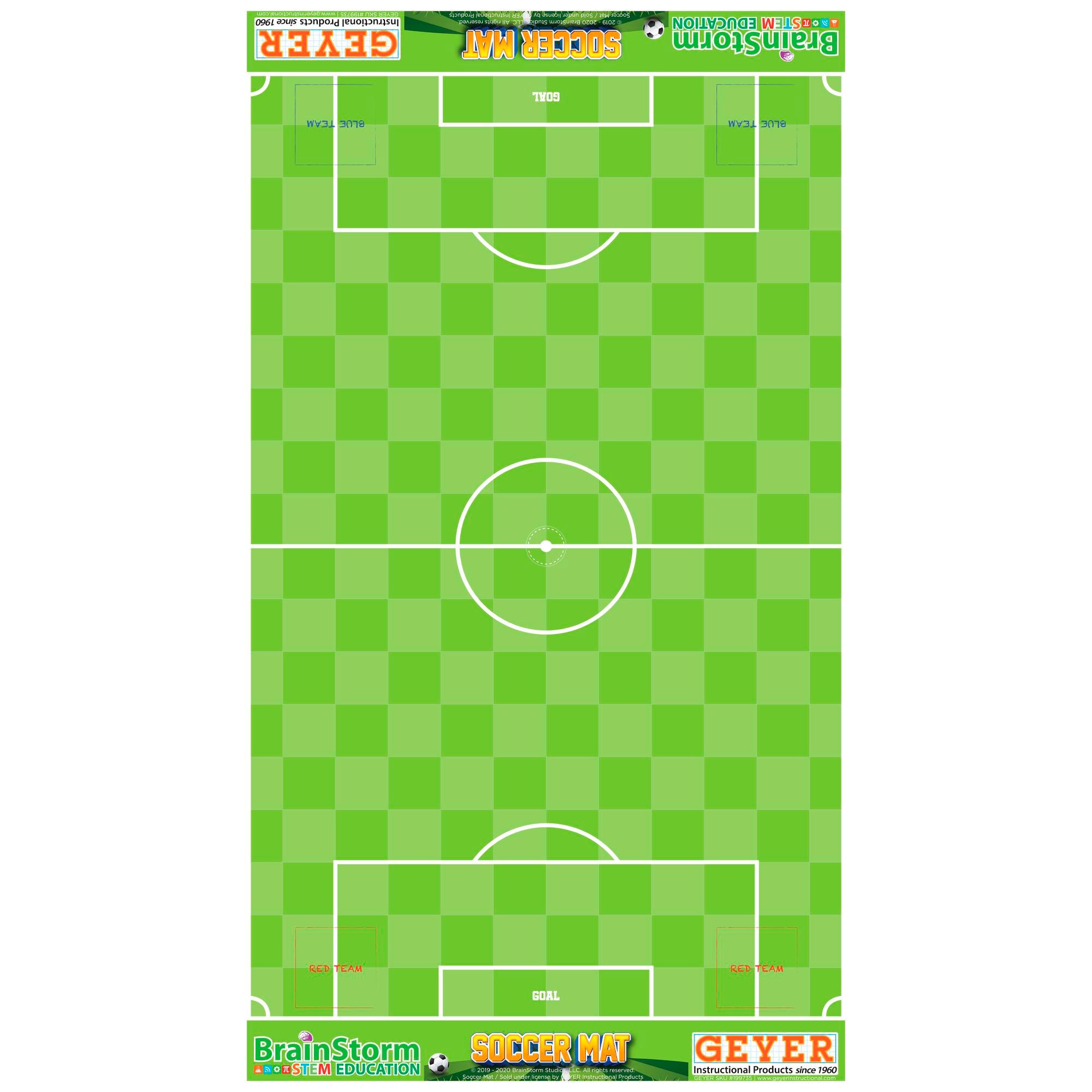 Brainstorm Soccer Robotics Mat, Item Number 2102827
