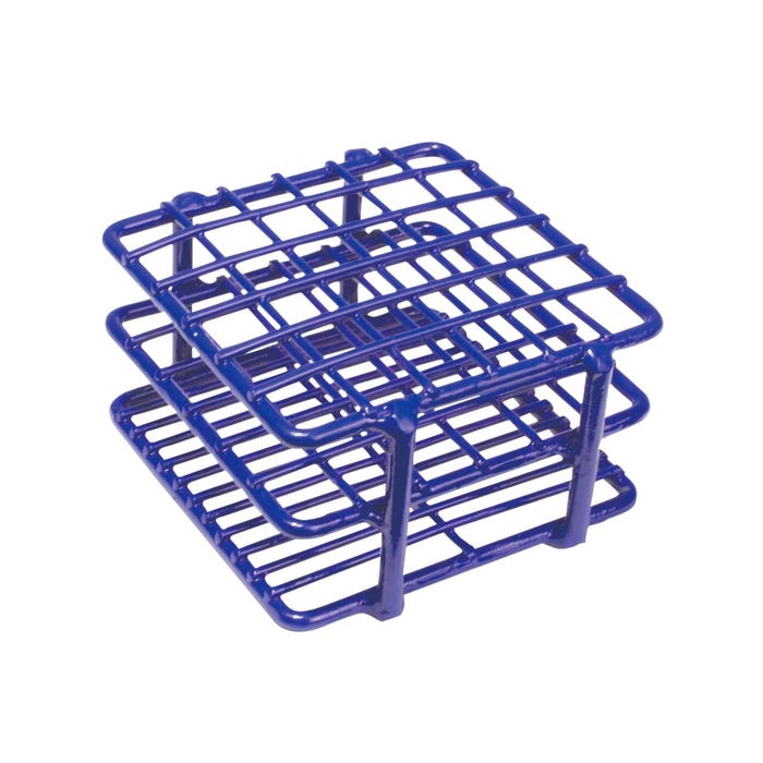 United Scientific Test Tube Rack, Wire, Epoxy-Coated, 36 Place, 10-13mm Tubes