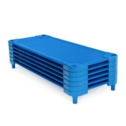 Childcraft Premium Unassembled Toddler Cot, 43-1/2 x 21-1/2 x 4-3/4 Inches, Pack of 6 2026849