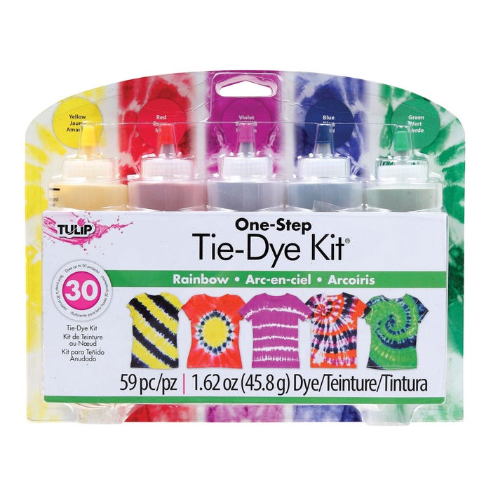 Tulip One-Step Tie-Dye Kit, Assorted Rainbow Colors