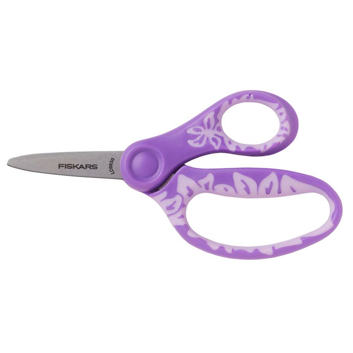 Fiskars SoftGrip Pointed Tip Kids Scissors, 5 Inches, Assorted Colors