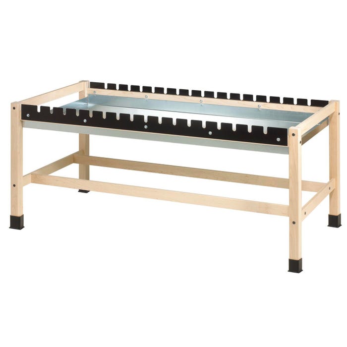 Diversified Spaces Apprentice Side Clamp Glue Bench with Drip Pan, 73-1/2 x 36 x 30-1/2 Inches, Maple, Metal