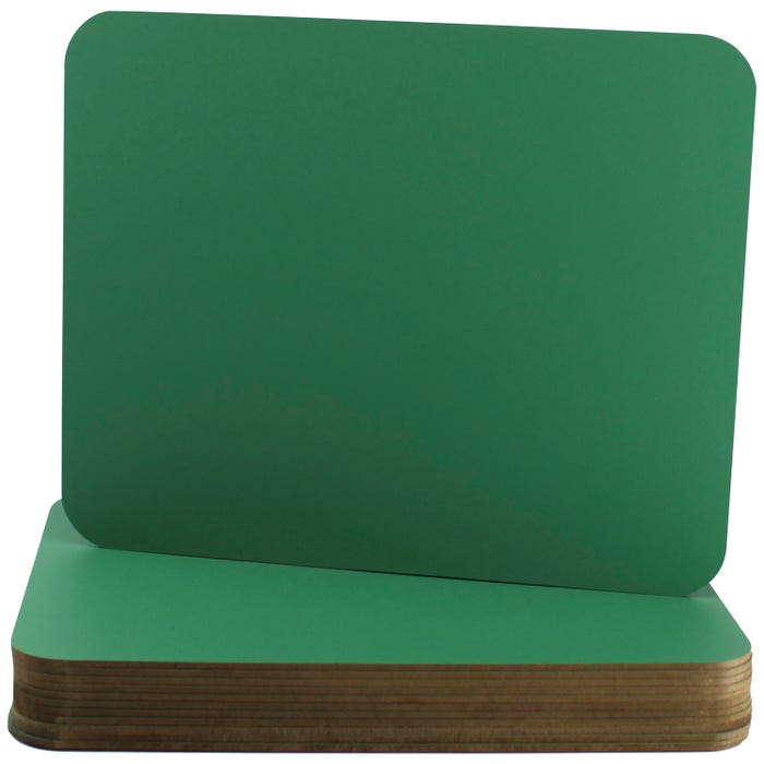 Flipside Chalkboard, 9-1/2 x 12 Inches, Green, Pack of 12