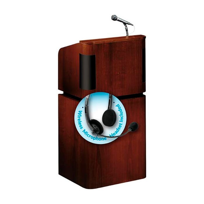 Oklahoma Sound 950/901-MY/WT-LWM-7 Combo Floor Sound Lectern