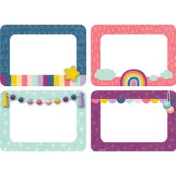Teacher Created Resources Oh Happy Day Name Badge Labels, 3-1/2 2-1/2 Inches, Set of 36 2129819
