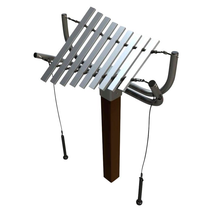 Freenotes Harmony Park Playground Instrument Aria Xylophone, Surface Mount, 43 x 31 x 43 Inches