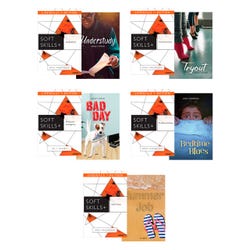 Saddleback Hi-Lo Life skills In Action: Soft Skills Sample Set, High School, Set of 5 Books, Item Number 2094056