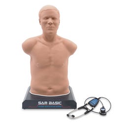 SAM BASIC Student Auscultation Manikin, Light Skin