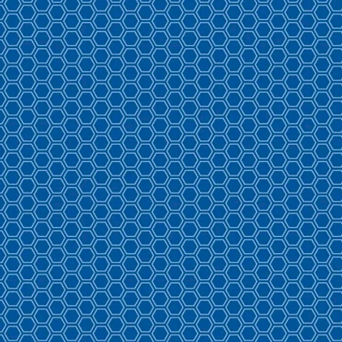 Maywood Studio Cotton Fabric by the Bolt - Blue Honeycomb
