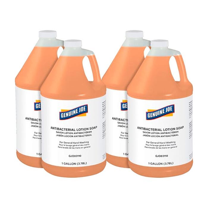 Genuine Joe Antibacterial Hand Soap, Case of 4