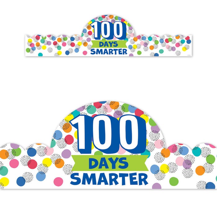 Creative Teaching Press Core Decor Happy 100th Day Crowns, Pack of 30