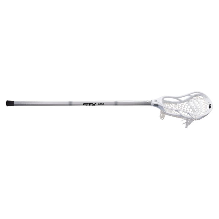 STX LaCrosse Stick, Stallion Men's, White Head with White Strings