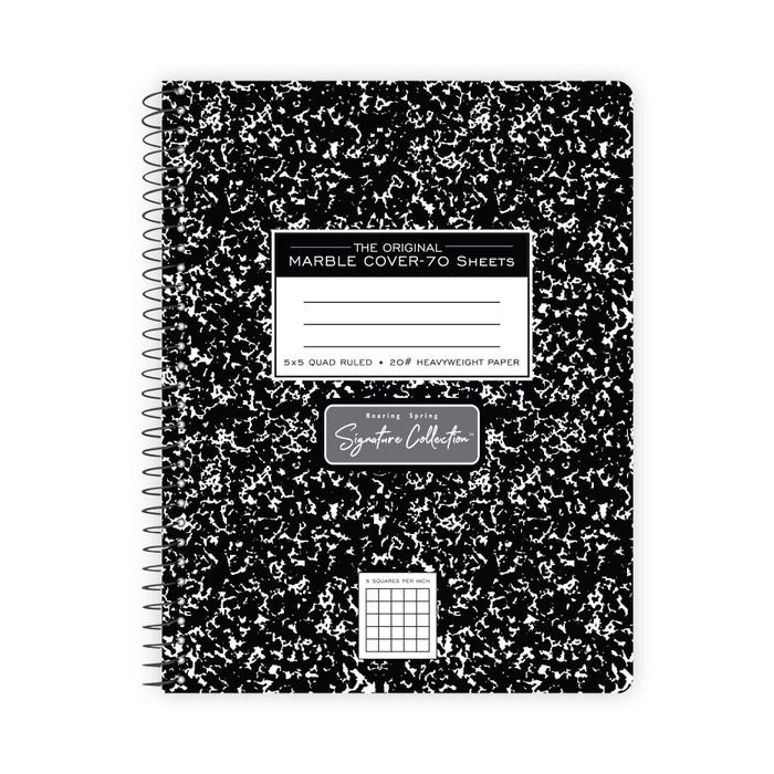 Roaring Spring Graph Ruled Wirebound Composition Book, 5 x 5 Graph, 9-3/4 x 7-1/2 Inch, 70 Sheets