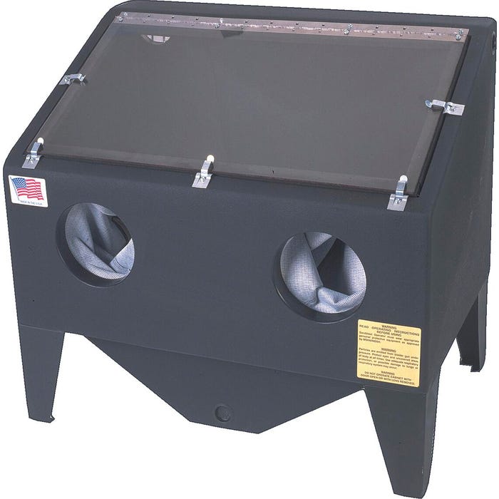ALC Polymer Benchtop Cabinet Blaster with Trigger Gun, 30 x 20 Inches