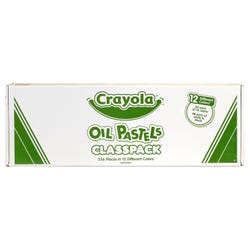 Crayola Hexagonal Jumbo Oil Pastel Stick Classroom Pack, Assorted Colors, Pack of 33, Item Number 405788