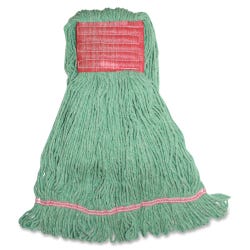 Genuine Joe Synthetic Blend Wide Band Large Mophead, Green