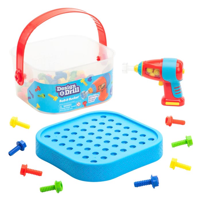 Educational Insights Design and Drill Bolt-it Bucket