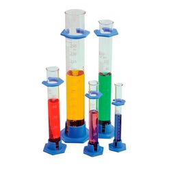 United Scientific Graduated Cylinders, Borosilicate Glass, Class B, 25 Milliliters, Pack of 25