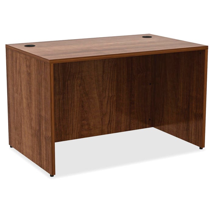Lorell Laminate Desk, 48 x 30 x 29-1/2 Inches, Walnut